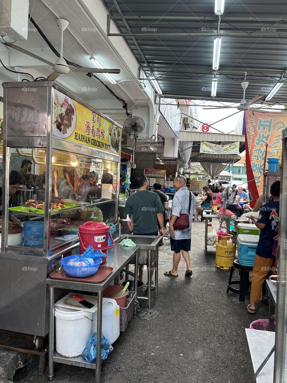 Hawkers in Pinang Street