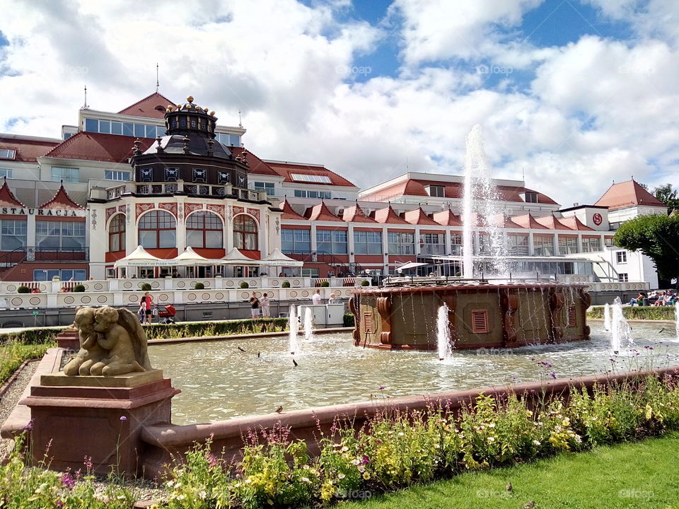 Sopot square view 