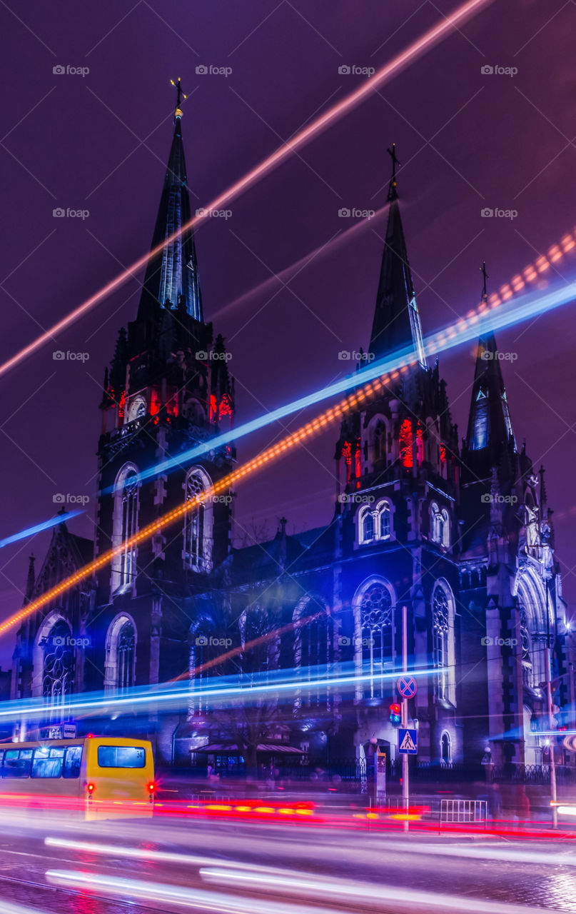 St. Olga and Elizabeth cathedral in Lviv city