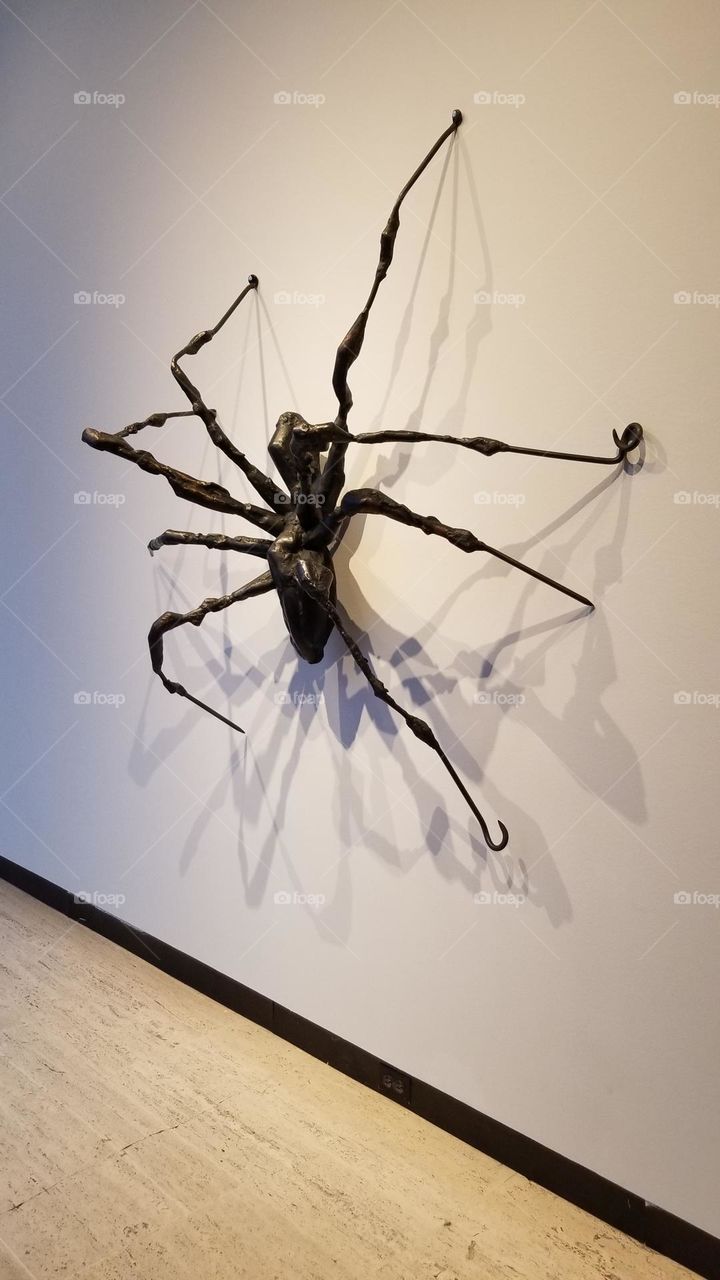 Large Metal Spider Sculpture