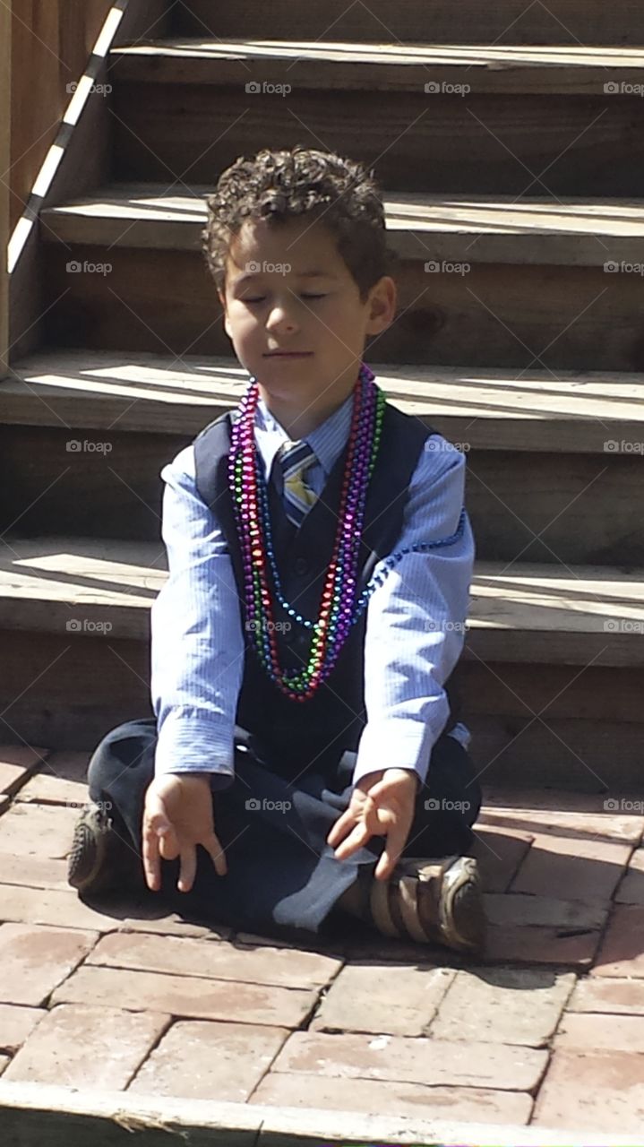 yoga boy. my son loves yoga. he does it anytime anywhere