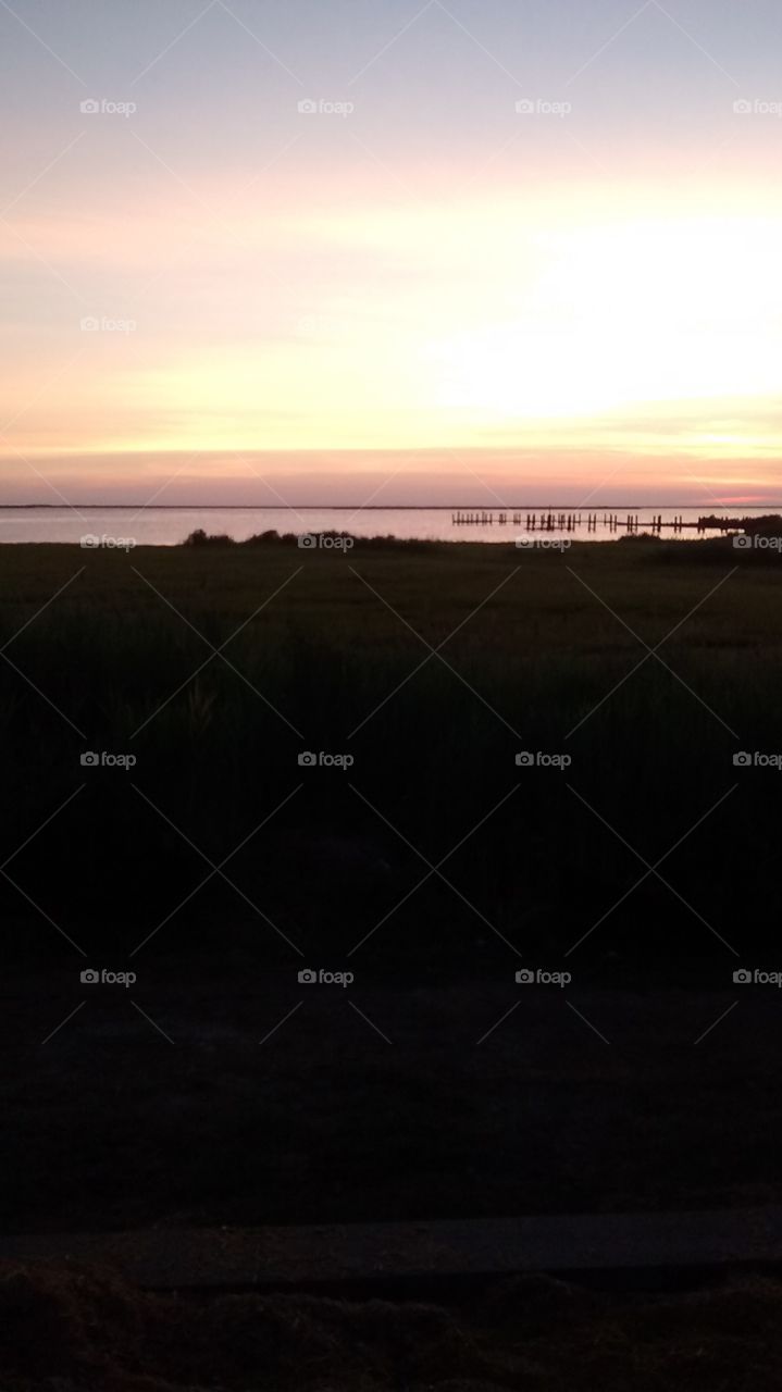 Landscape, Sunset, Dawn, No Person, Dusk