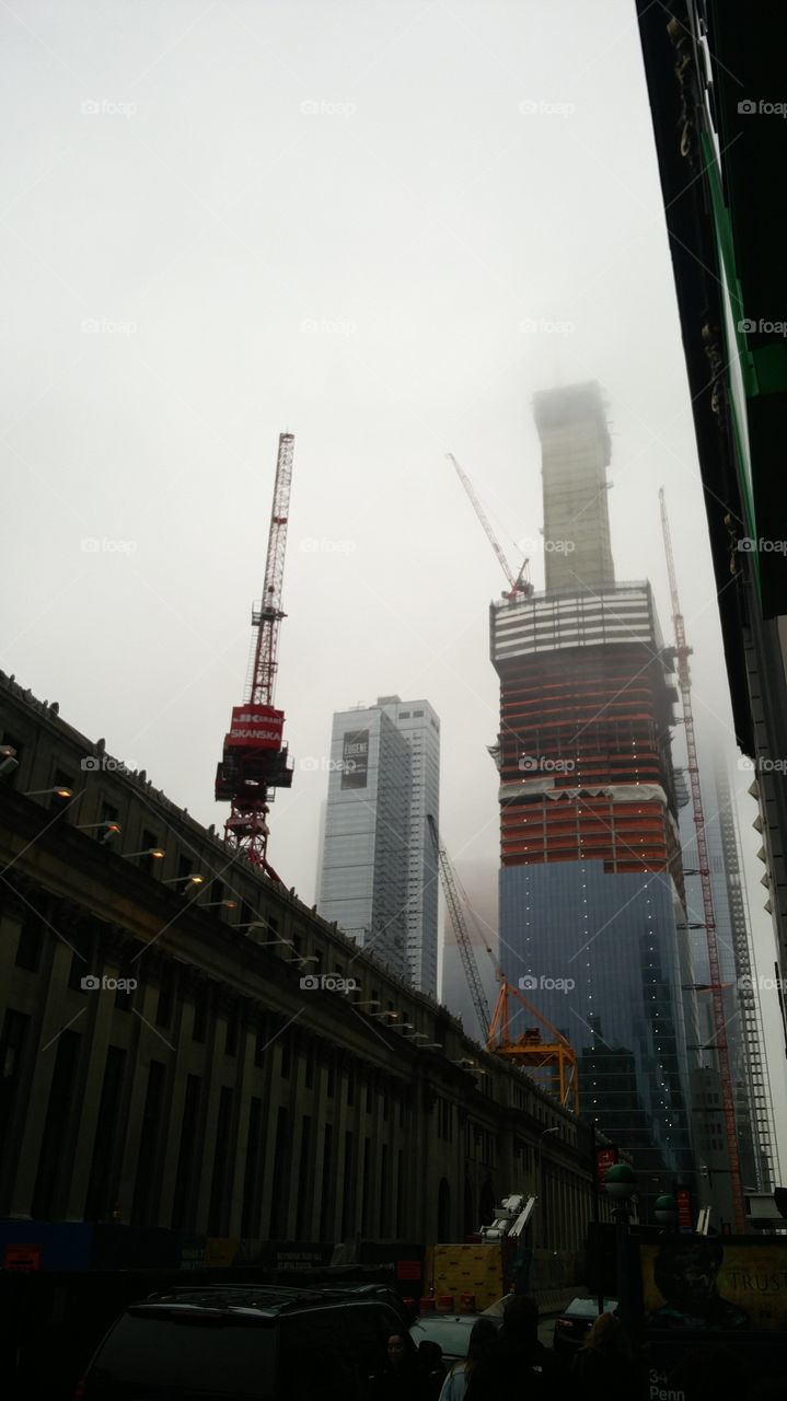 skyscraper under construction