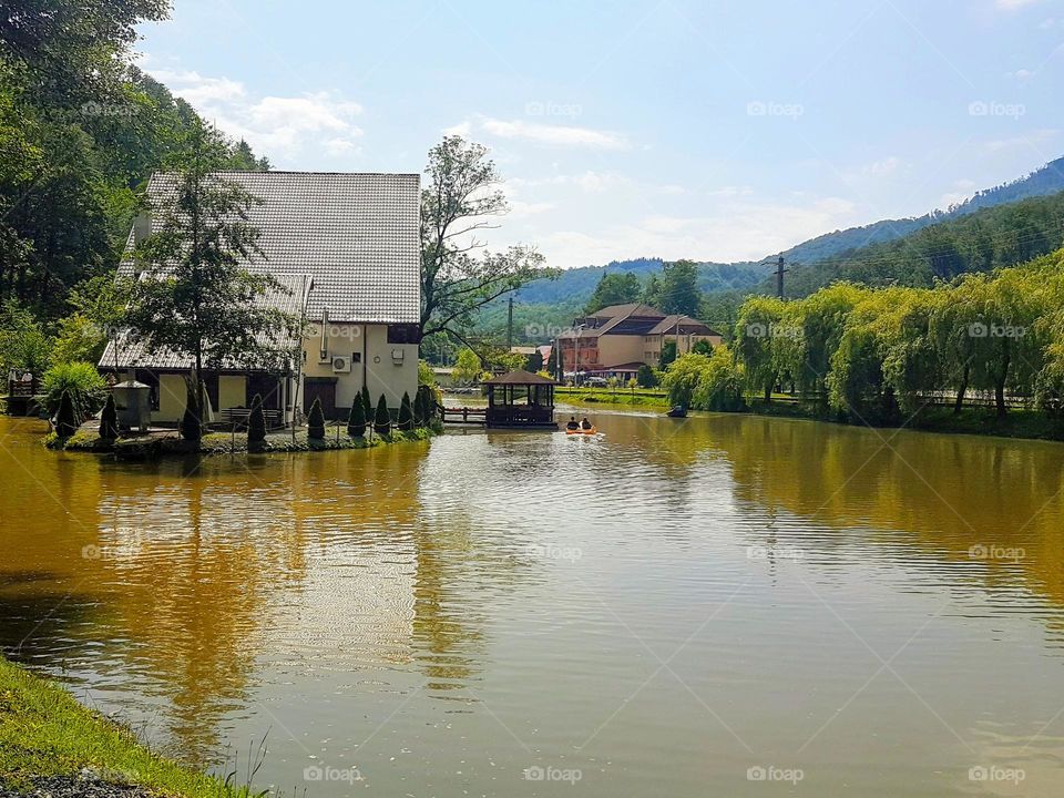 the silence lake in Moneasa