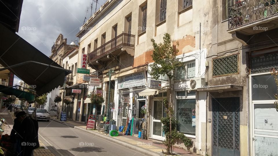 old buildings in Pyrgos Ilias Greece