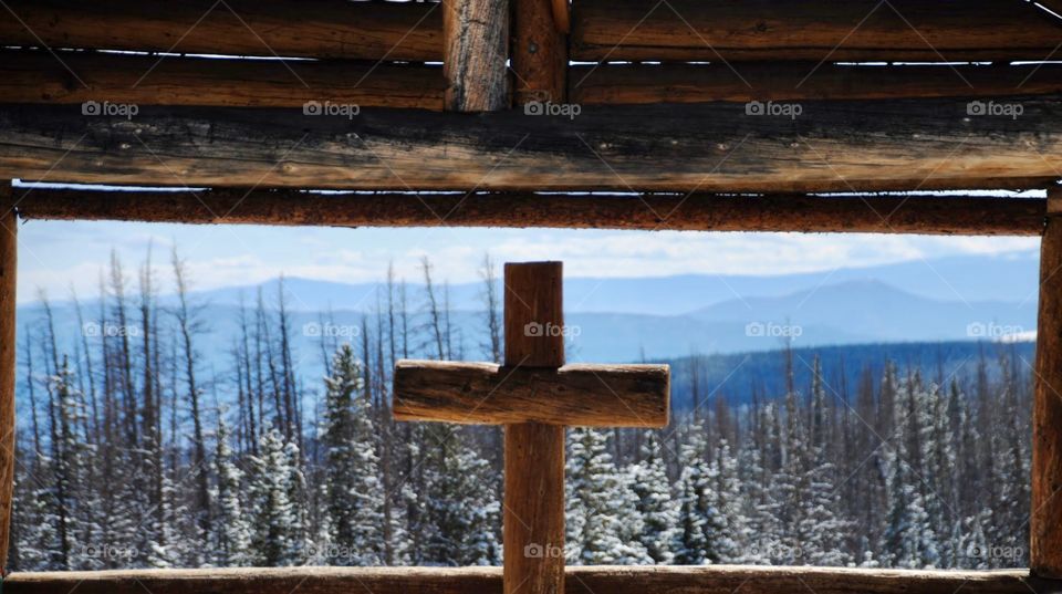 High Mountain Chapel on the Snowy Mountain Range