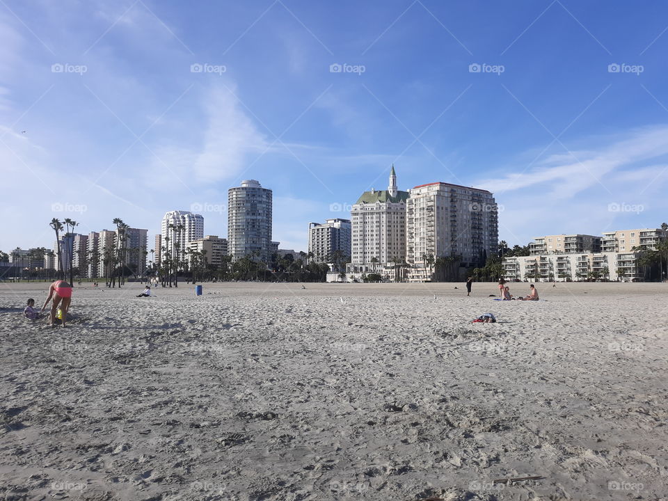Beach in Long Beach California