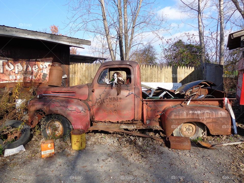 old pickup truck