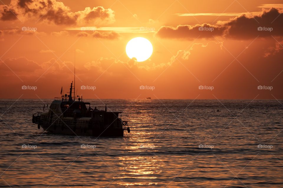 Beautiful sunset on the beautiful island ... Koh Lipe Thailand