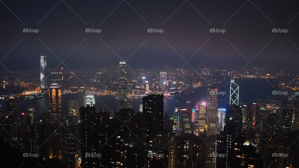 Hongkong City from the Peak