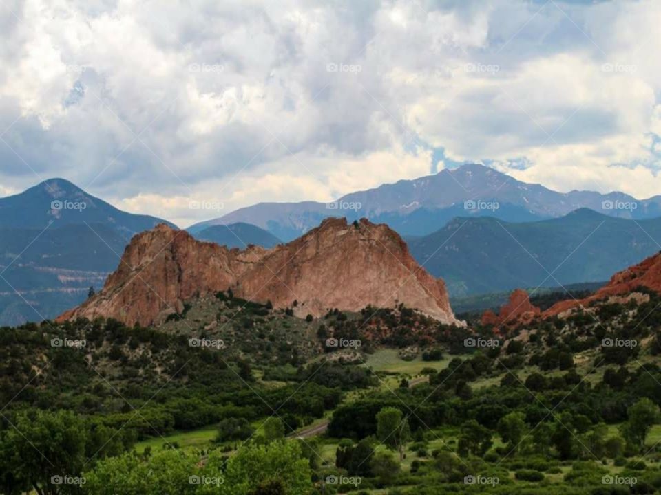 The Garden of the Gods. I love the rock formations there! It truly is a beautiful place to visit!
