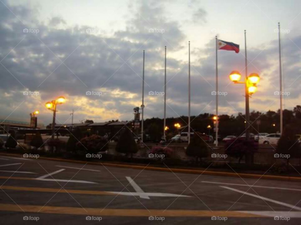 flag of the Philippines, light up the sky