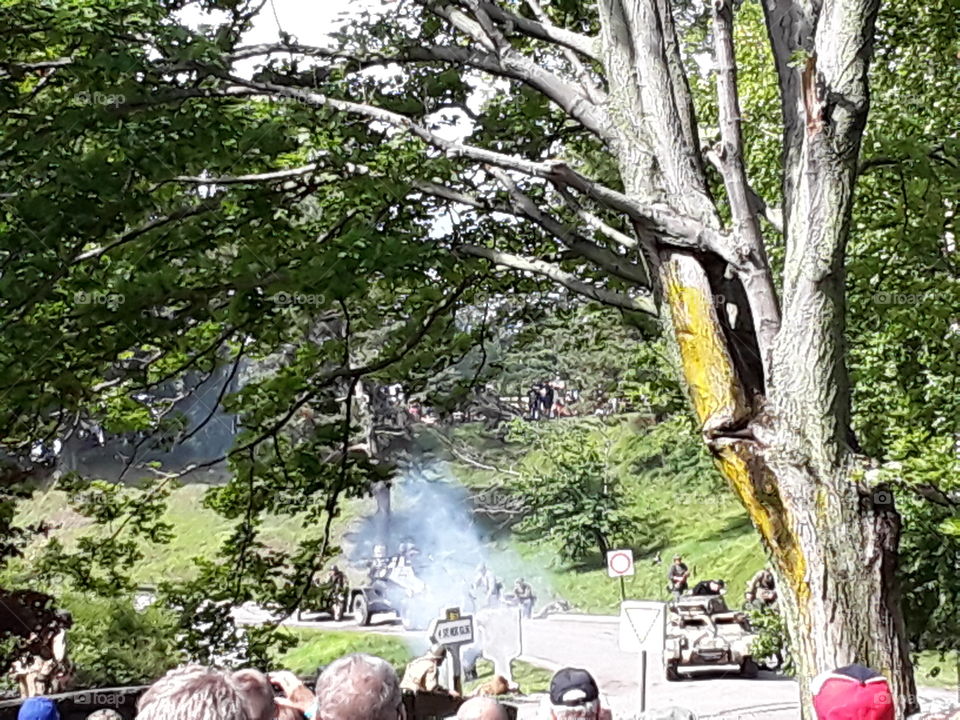 d-day reenactment bridge takeover