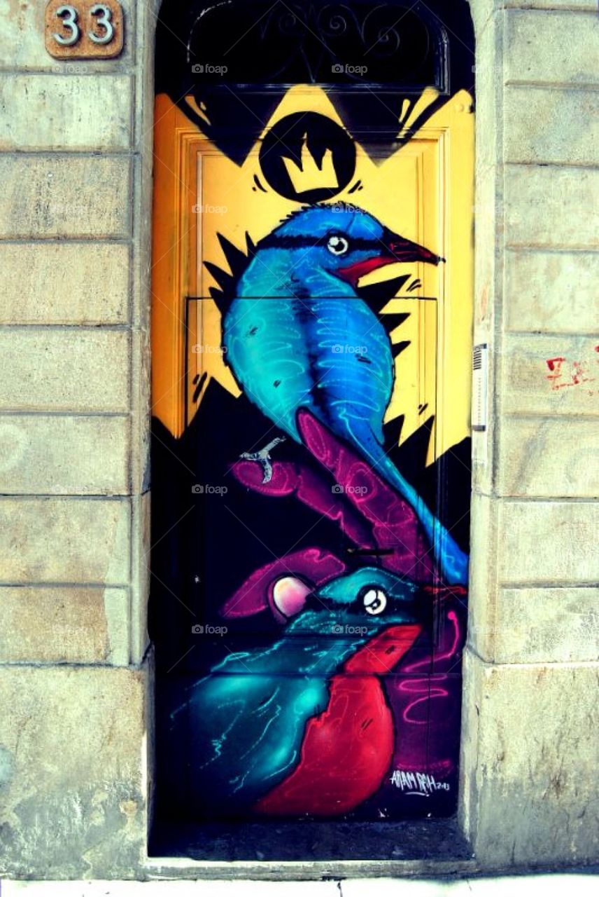 Door in Barcelona