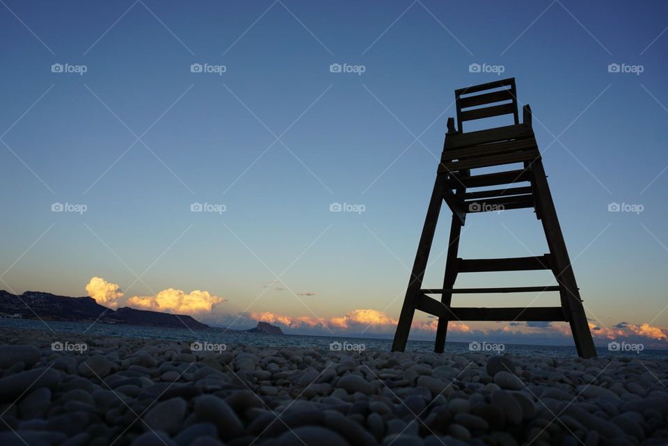 Beach#stones#sky#clouds#sunset