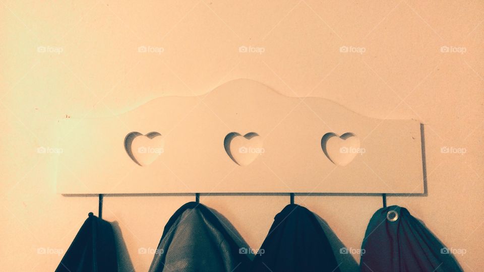 hanger with hearts