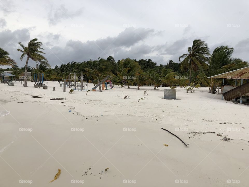 This white sandy beach was not firmed by waves of course by sea breeze #HDH nolhivaramfaru.  