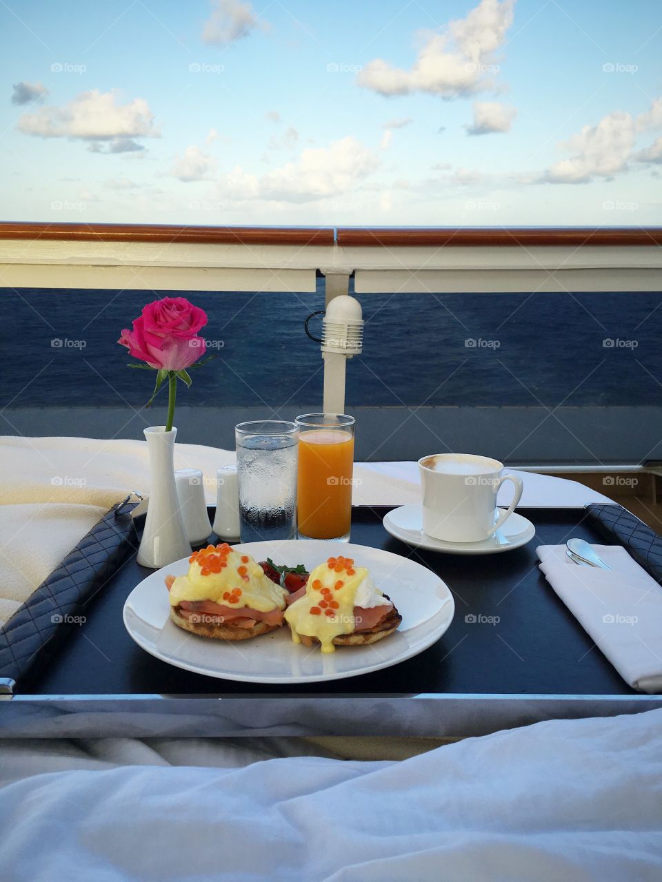 Breakfast at sea