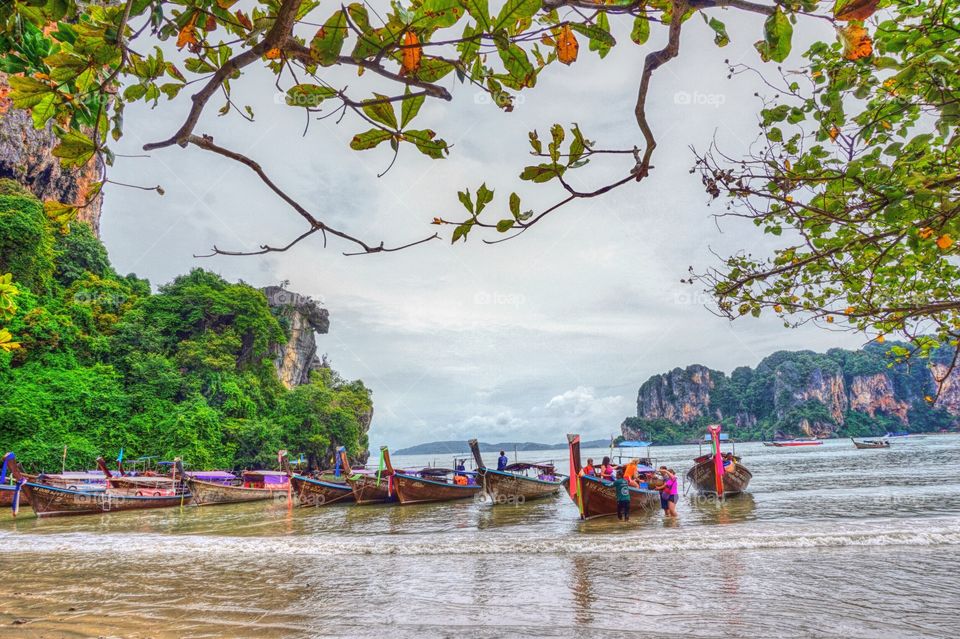 Railey Beach at Krabi Thailand