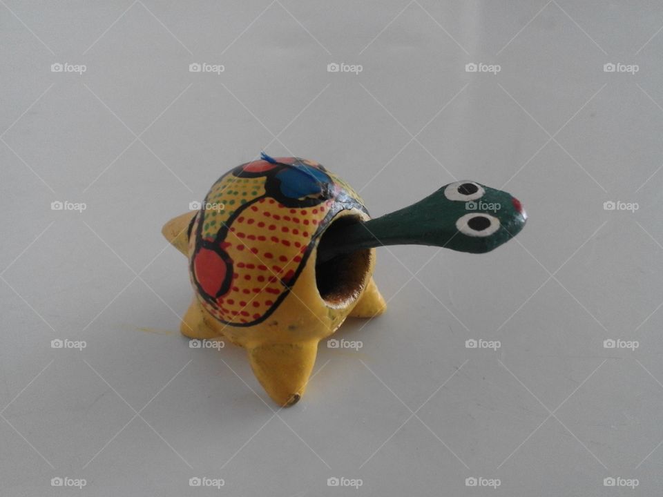 wooden turtle souvenir