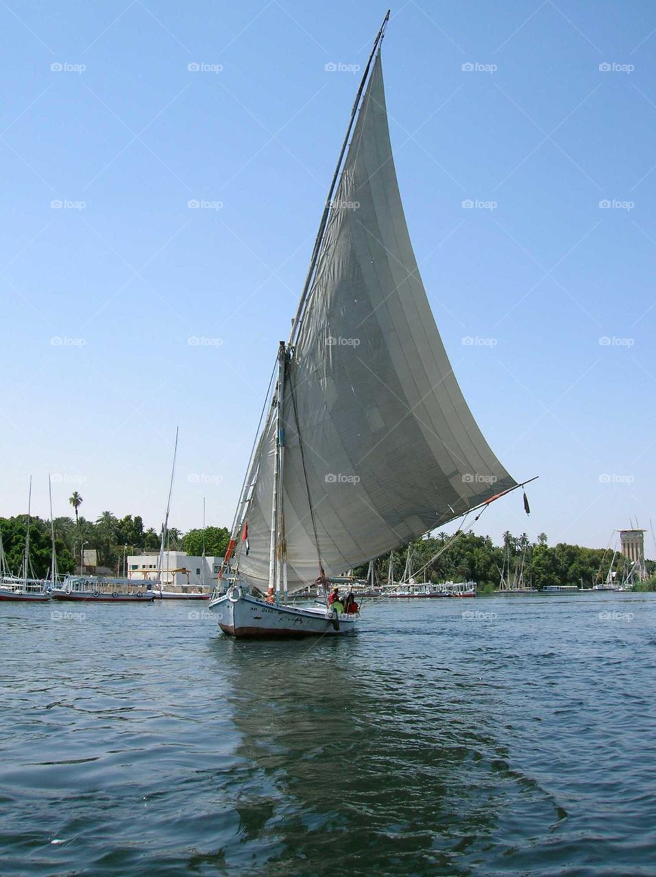 Sailing on the Nile River
