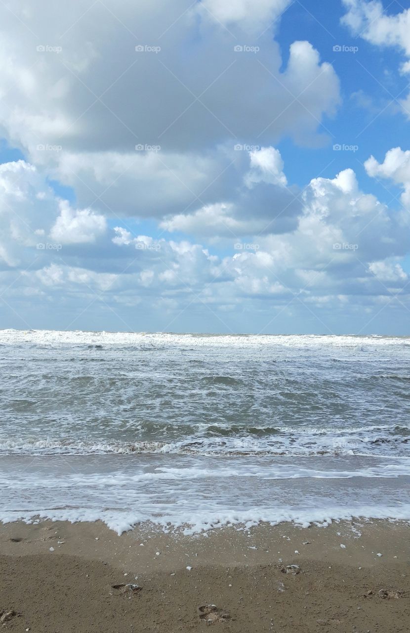 seascape in Deauville