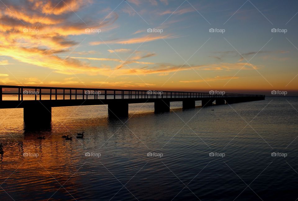 Sunset, Malmö, Sweden.