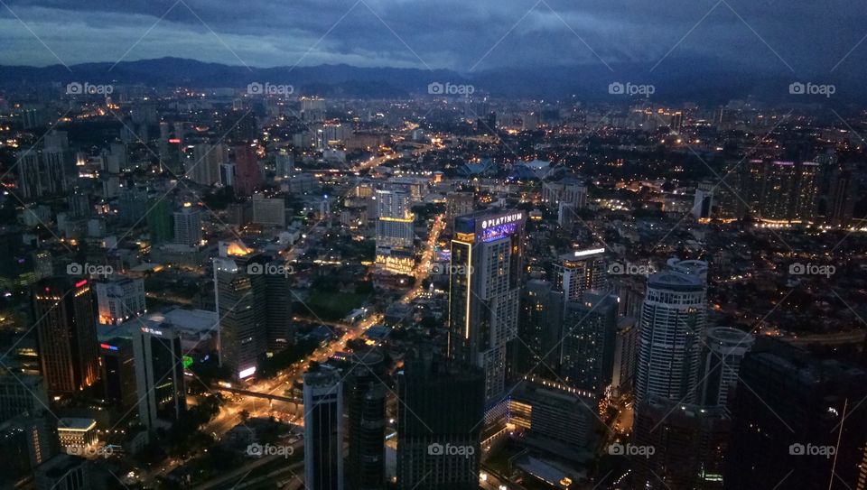 Shoot From the top of KL tower of mid kualalumpur City one of the goosebumps moments to click it .