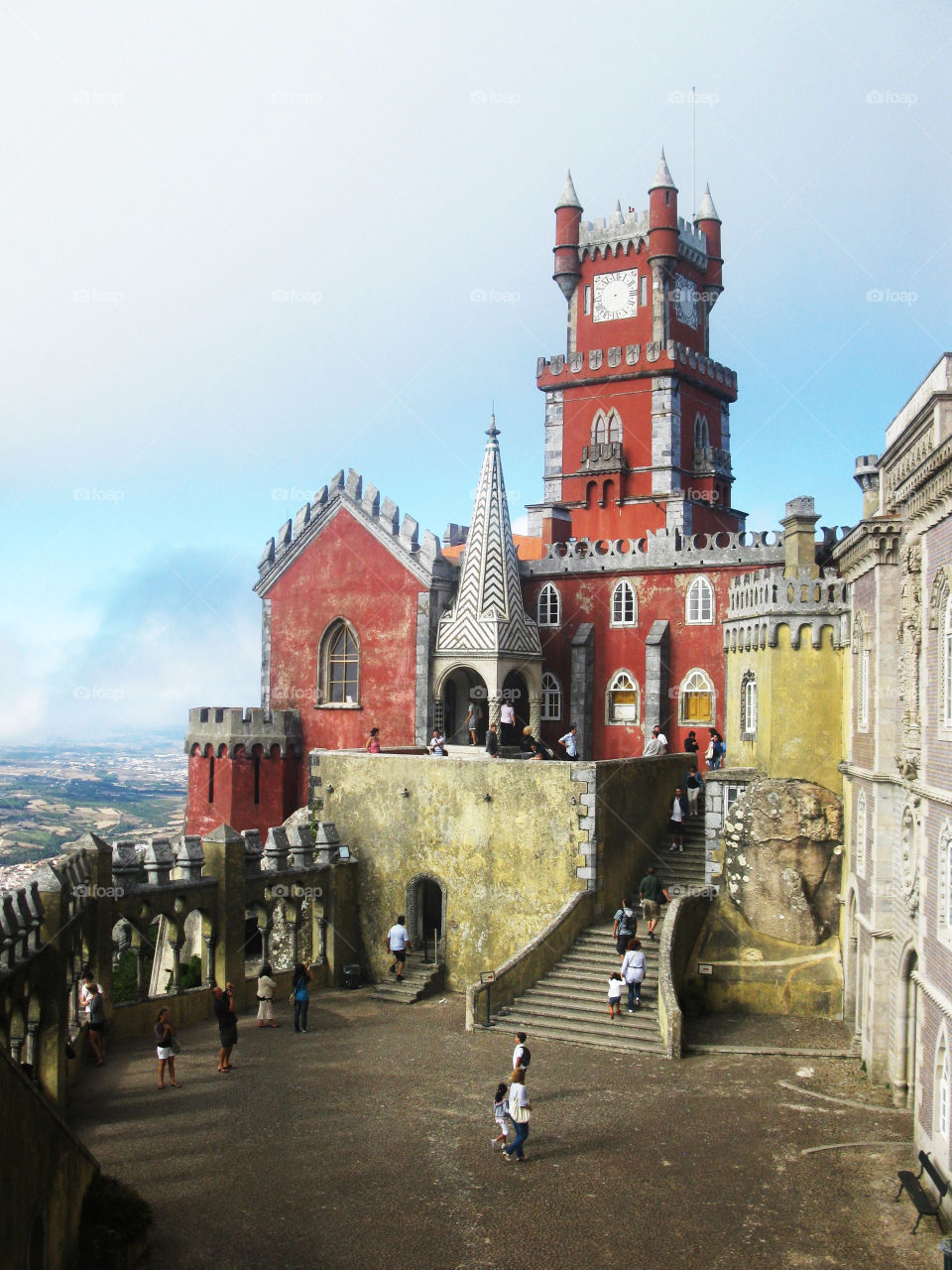 Palace of Pena in Sintra in Portugal