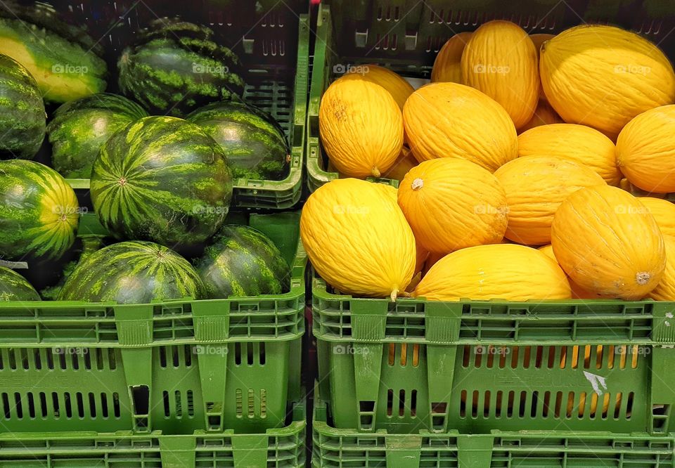 Watermelon and melon