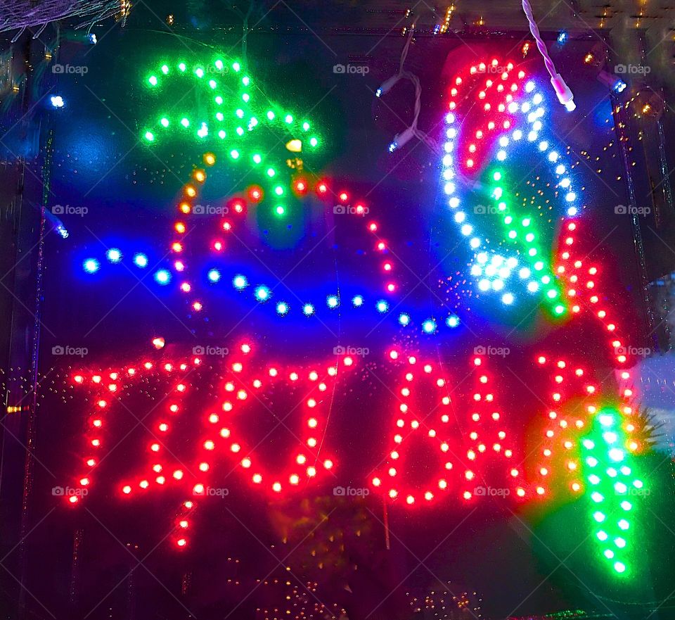 Tiki bar sign