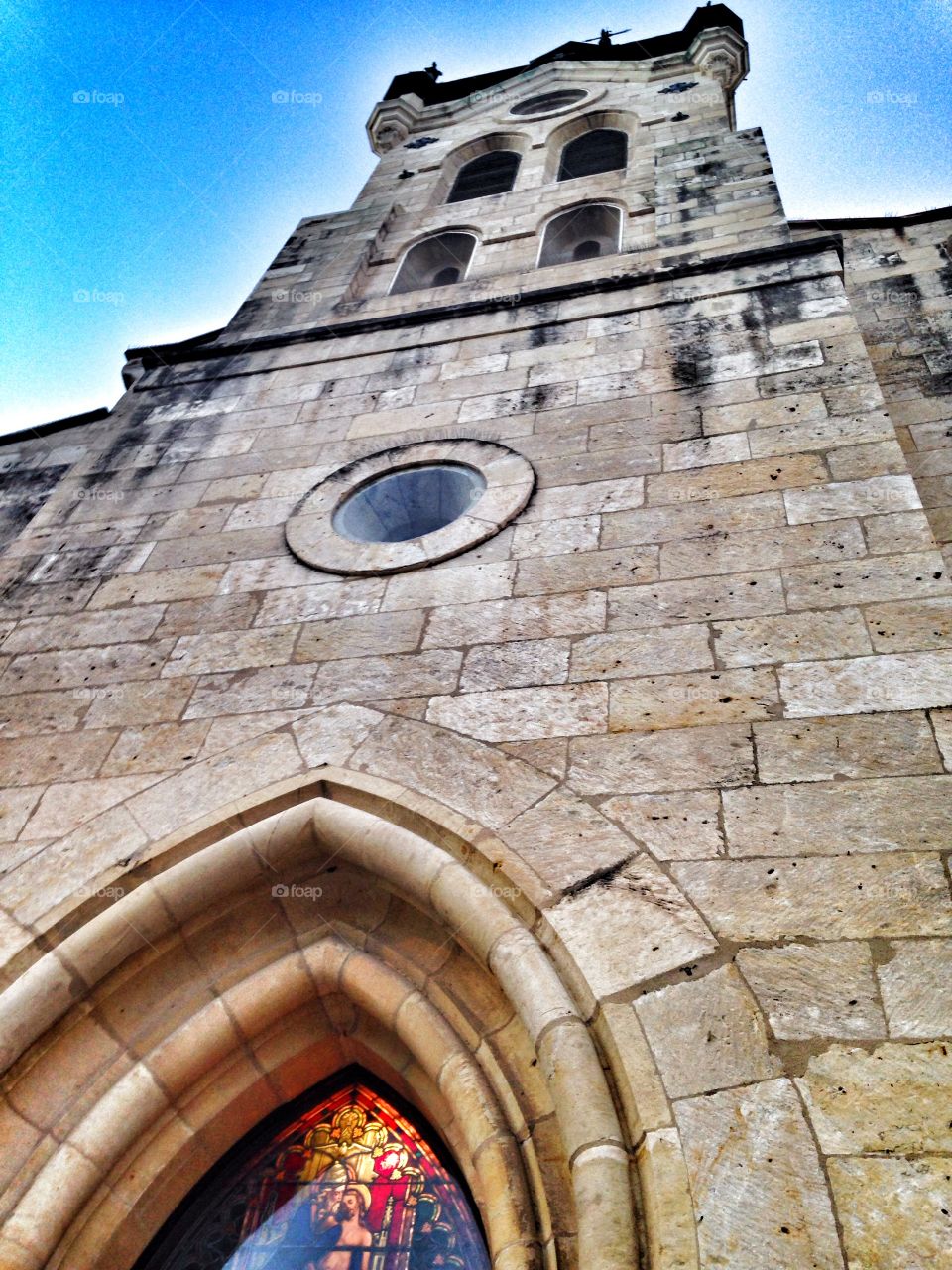 Still standing. St. Joseph Catholic Church in San Antonio 