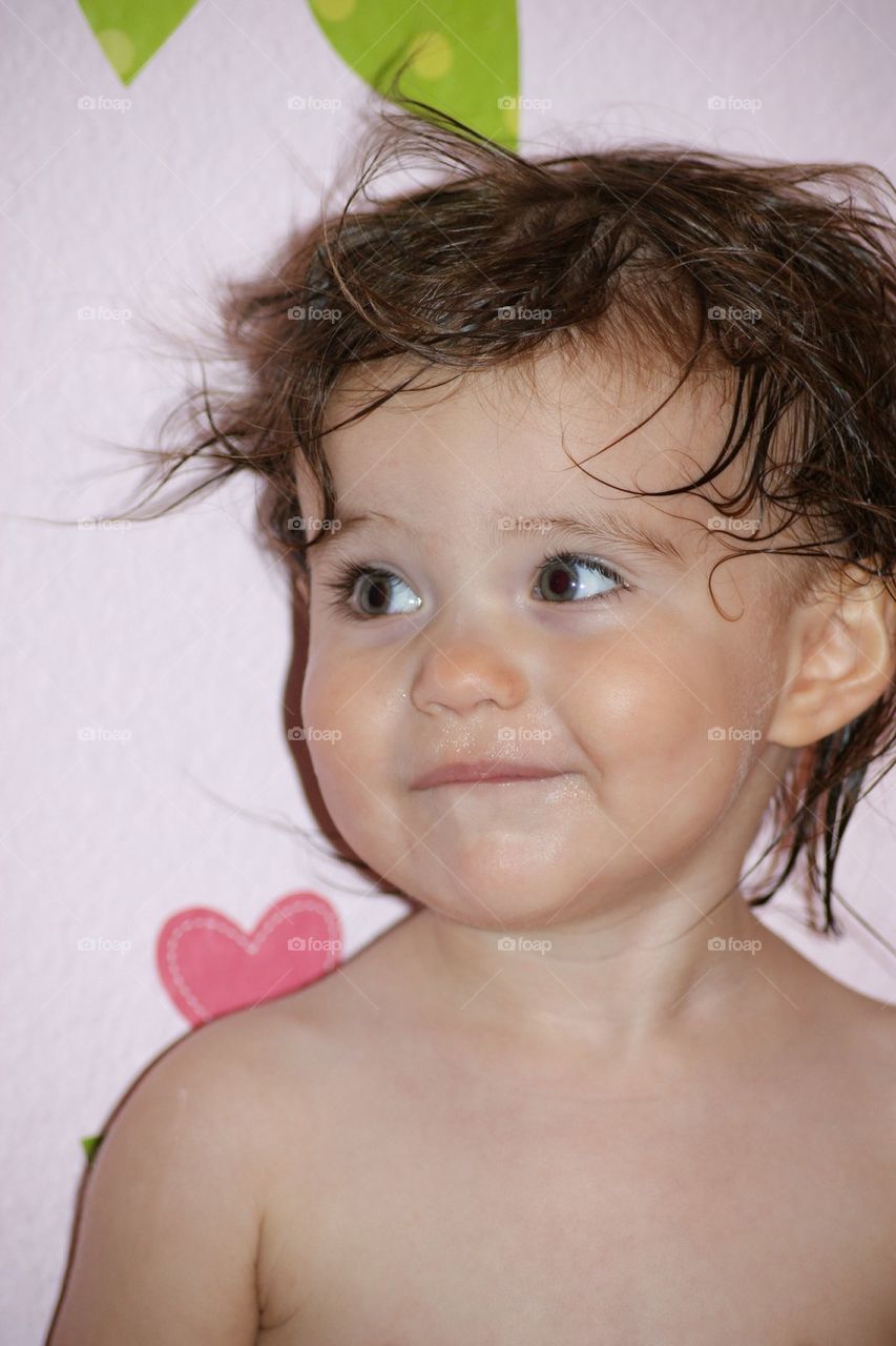 Haha fresh out of the bath