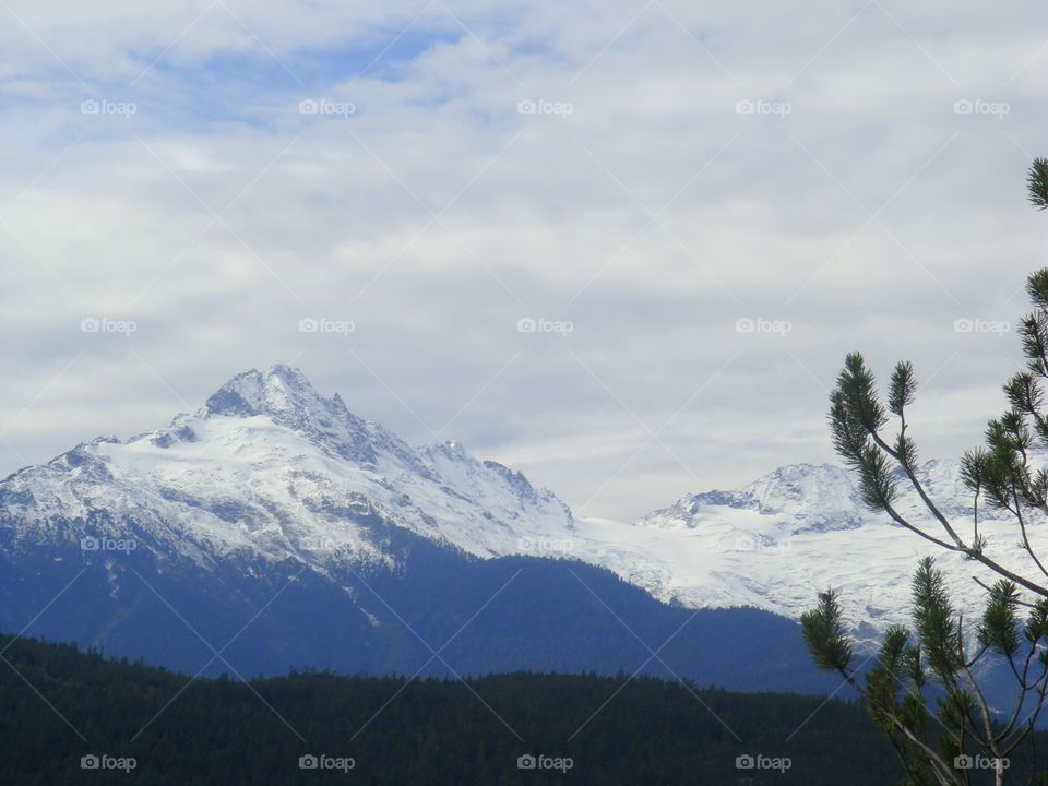 Mountain Peak near Vancouver.
