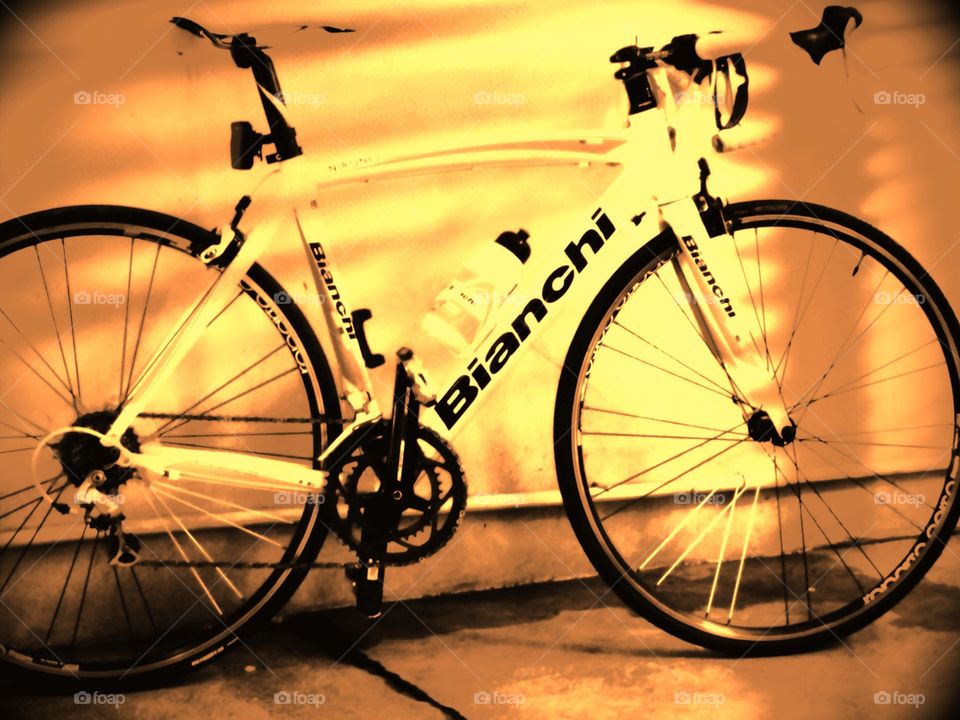 Bicycle. My bicycle in the parking