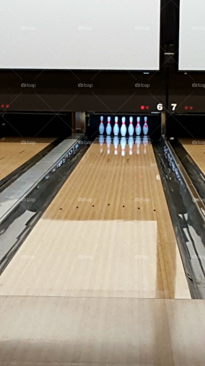 bowling alley
