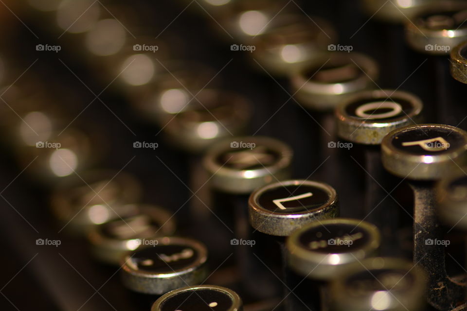 Round Typewriter Keys
