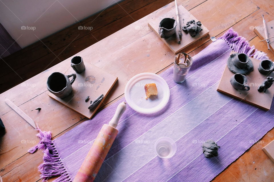 Wood, Table, Wooden, Paper, Family