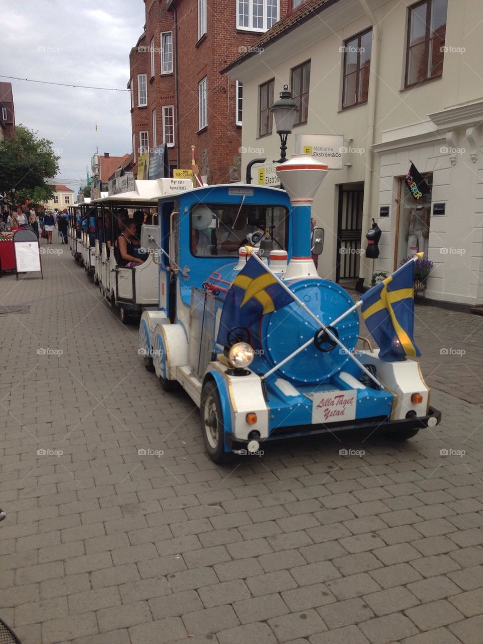 Tourist train in Ystad