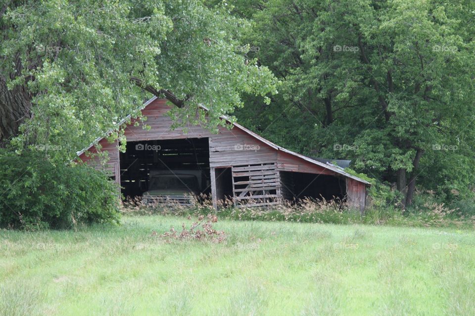 Abandoned barn