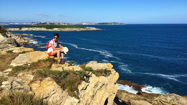 Sitting on the top of the ocean 