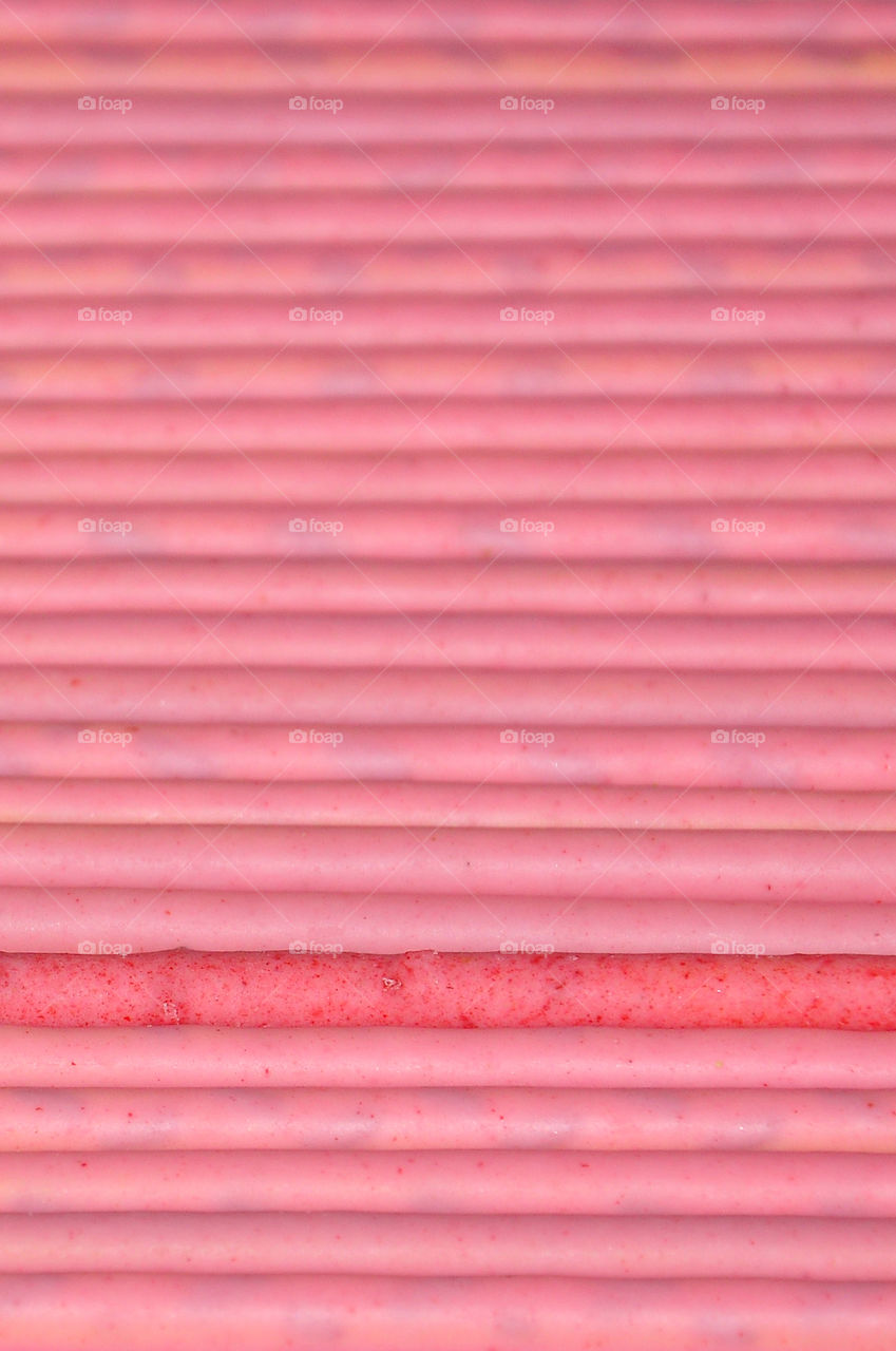Strawberry cream covered biscuit sticks