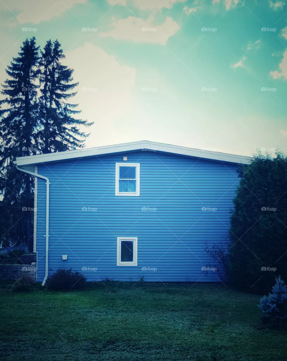 blue wall