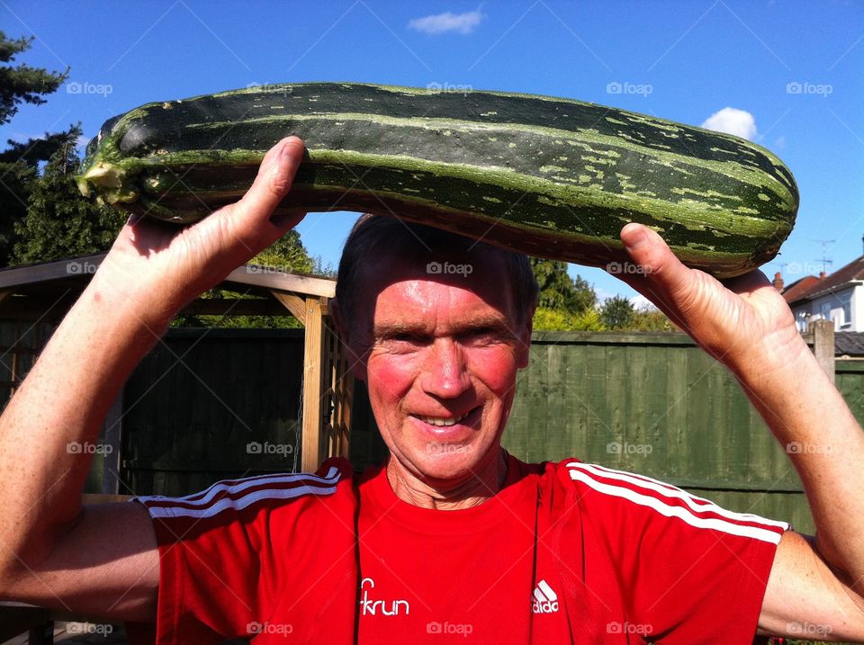 Courgette . Huge courgette 