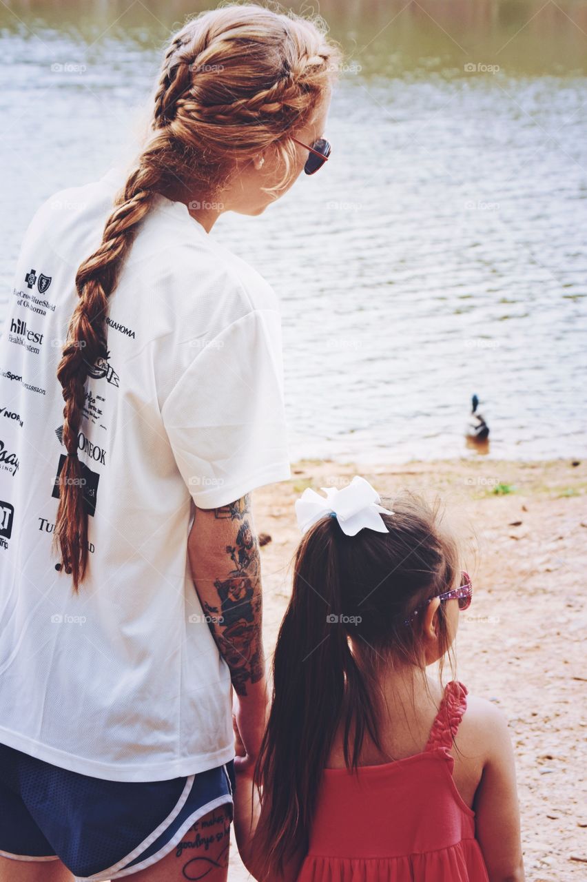 Woman, People, Child, Girl, Outdoors