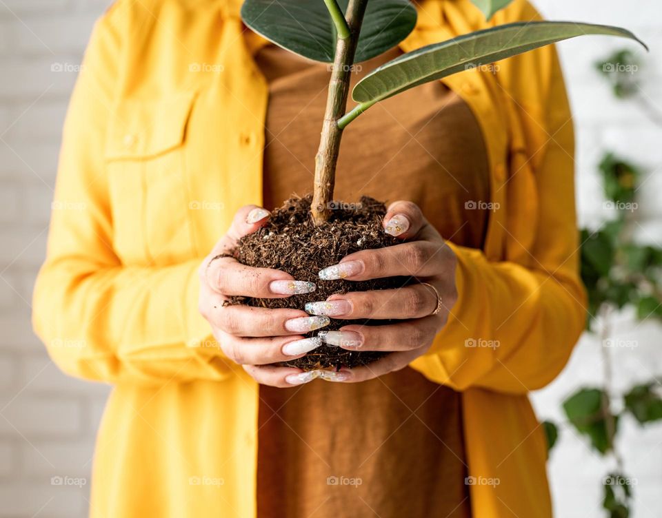 woman hand with beautiful manicure