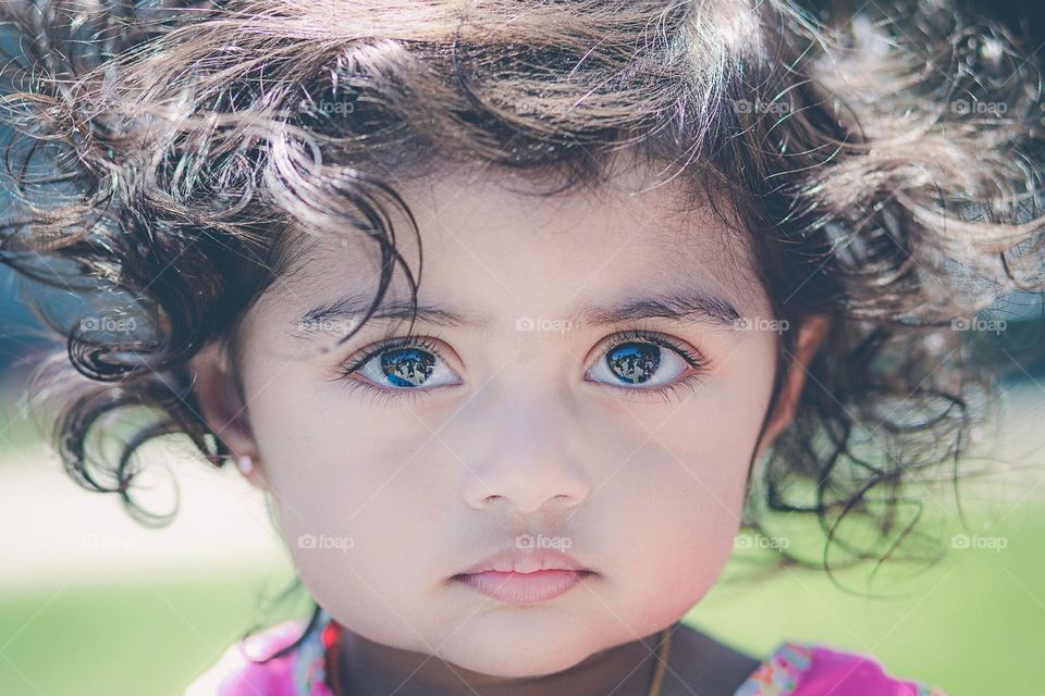 Child's eyes 
