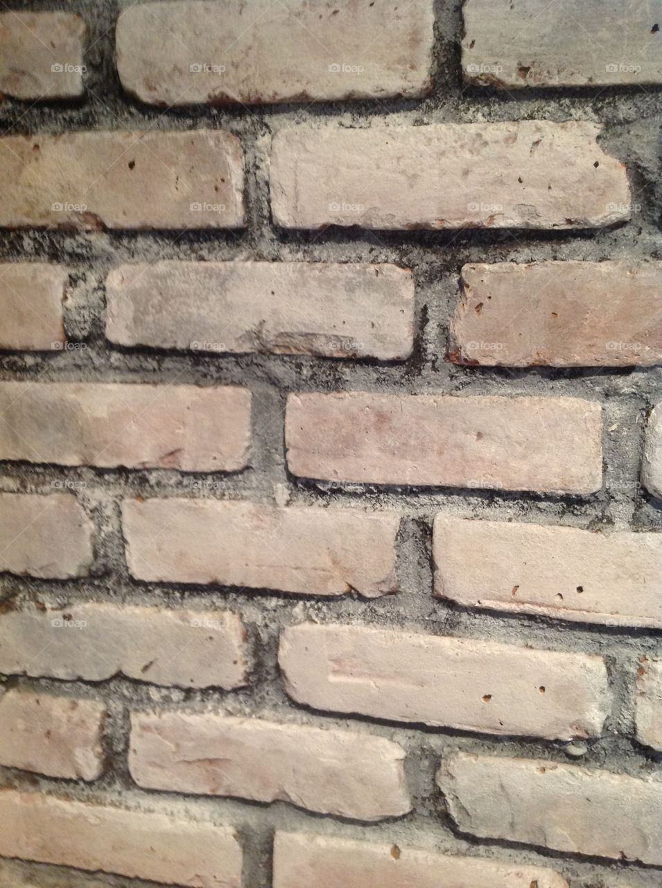 An old brick wall. 