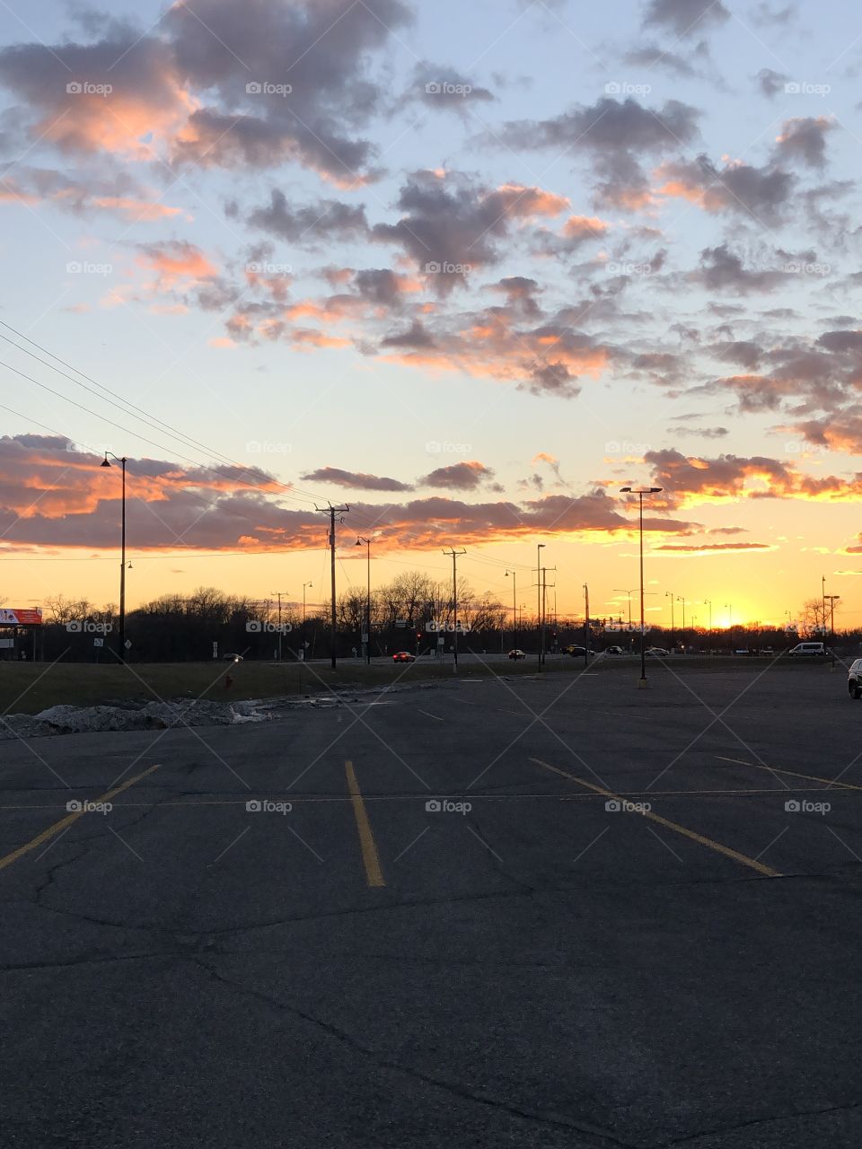 Parking lot sunsets? I think yes 