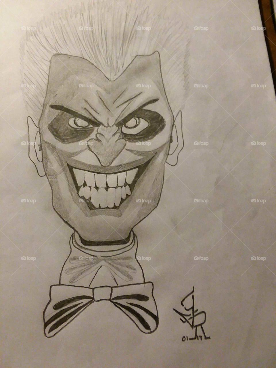 My Pencil Sketch; Joker